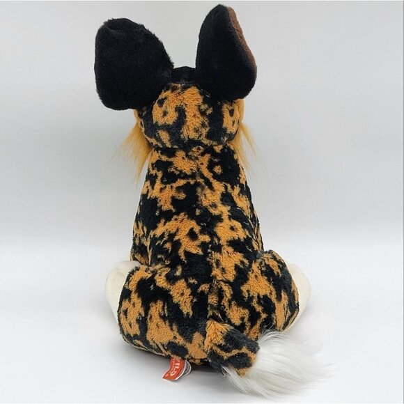African Wild Dog Plush Calico Hyena Stuffed Animal Wild Republic Soft Faux Fur - Picture 4 of 13